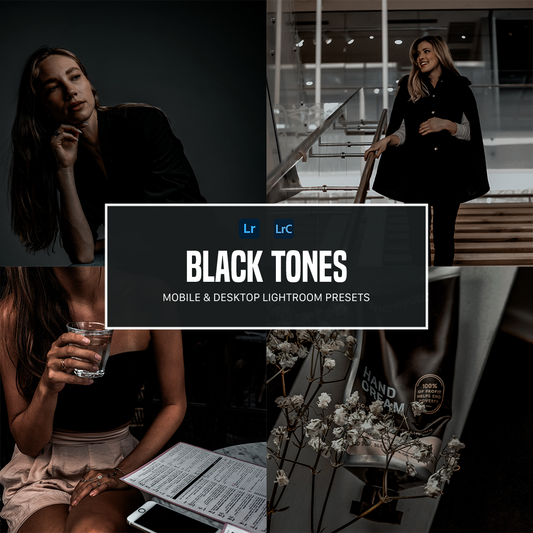 Black Tones Lightroom Presets