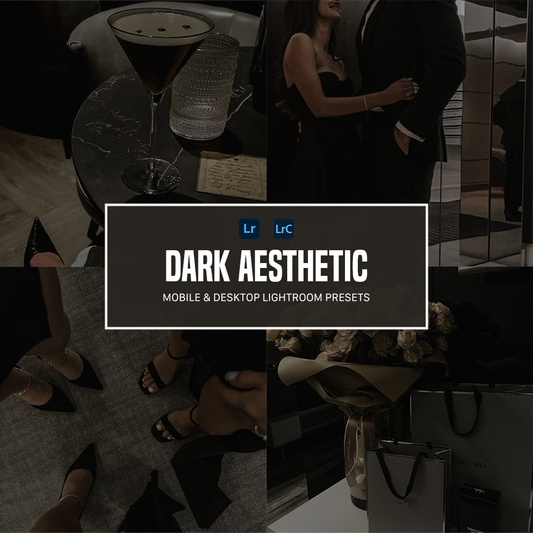 Dark Aesthetic Lightroom Presets