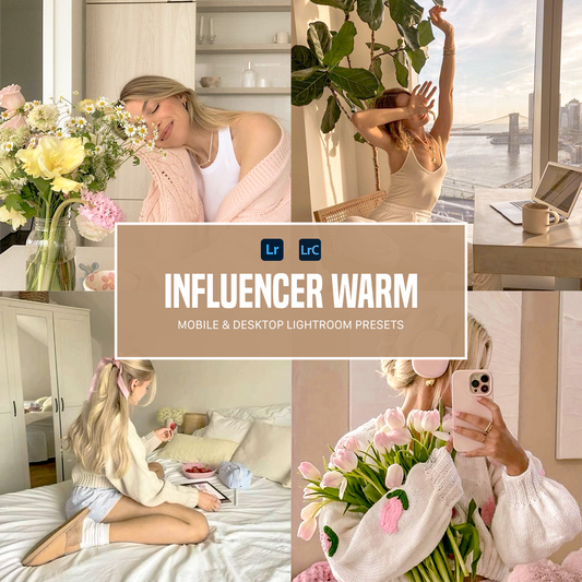 Influencer Warm Lightroom Presets